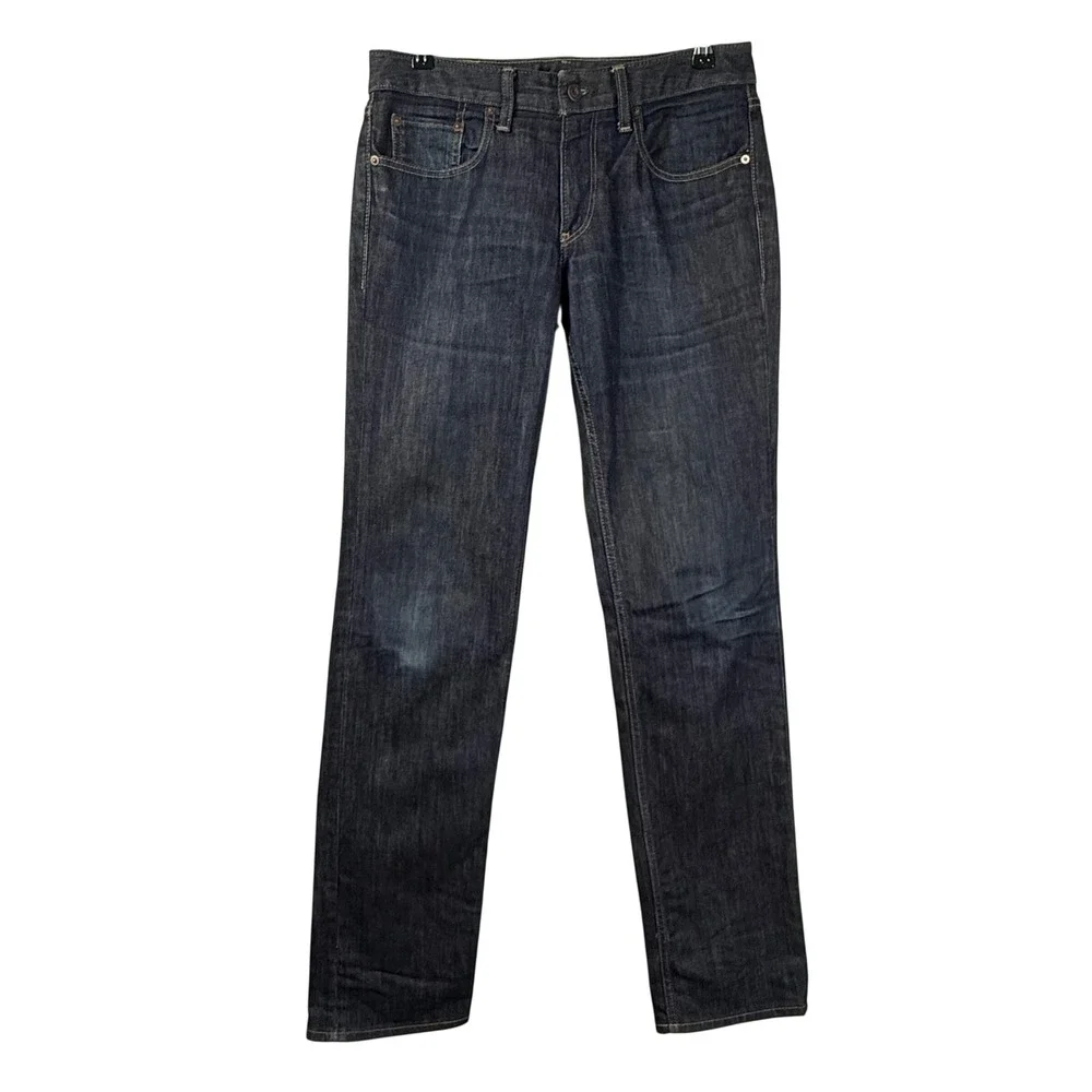 Bonobos The‎ Blue Jean Straight Leg Dark Indigo Wash Denim 5 Pocket Mens 30x34